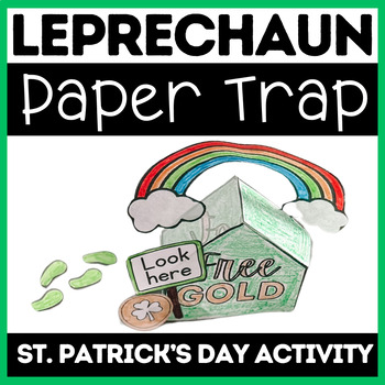 Preview of Leprechaun TRAP Paper Craft | Fun Activity for St. Patrick's Day!