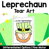 Leprechaun Tear Art Craft | St Patricks Day Craft