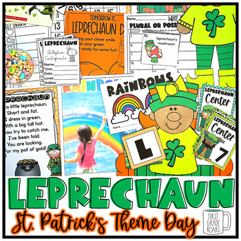 Preview of Leprechaun Theme Day St. Patrick's Day Activities