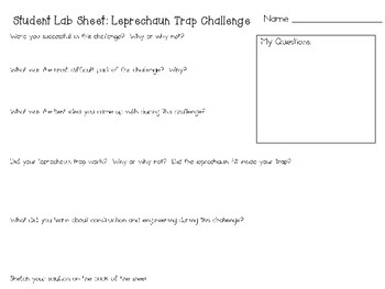 leprechaun trap: engineering challenge project ~ great