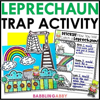 Preview of Leprechaun Trap How to Catch a Leprechaun Craft & Writing Paper St Patricks Day