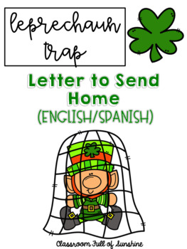 Preview of Leprechaun Trap Letter