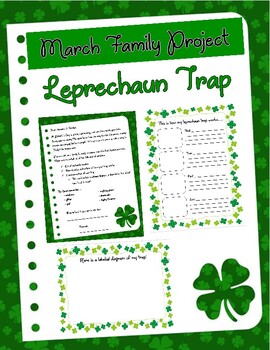 Preview of Leprechaun Trap - March Family Project