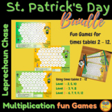 Leprechaun Trap Math Multiplication Games BUNDLE - times t