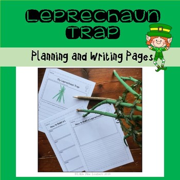 Preview of Leprechaun Trap {Planning and Writing Pages}