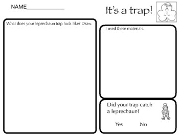 Preview of Leprechaun Trap STEM