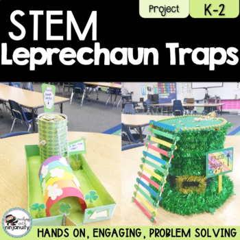 Preview of St. Patrick's Day Leprechaun Trap STEM Project Based Learning #PBL