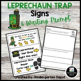 Leprechaun Trap Signs & Writing Prompt