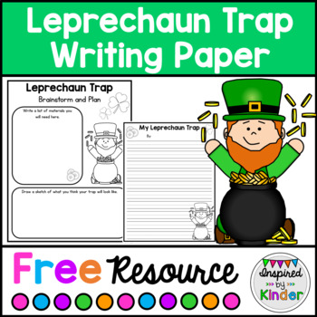 Preview of Leprechaun Trap Writing Paper