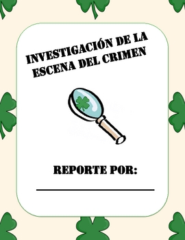 Preview of Leprechaun Visit - "Crime Scene Investigation" (Bilingual)