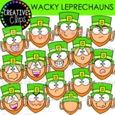 Leprechaun Wacky Faces {St. Patrick's Day Clipart}