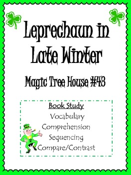Preview of Leprechaun in Late Winter Unit: Vocab, Comprehension, Sequencing, and More!!
