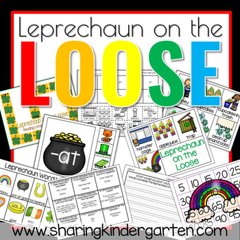 Preview of Leprechaun on the Loose Printables and Activities Read Aloud