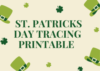 Preview of Leprechaun tracing printable