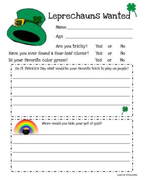 Preview of Leprechauns Wanted