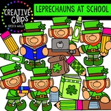 Leprechauns at School: St. Patrick's Day Clipart {Creative