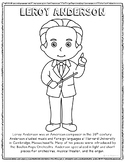 Leroy Anderson | Famous Music Composer Coloring Page Activ