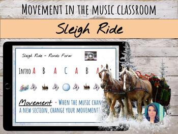 Preview of Leroy Anderson's "Sleigh Ride" Rondo Form Movement Activity for Google Slides