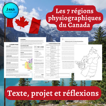 Preview of Les 7 régions du Canada - Projet de Sciences Humaines