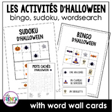 Les Activités d'Halloween French Halloween Activities