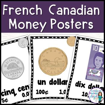 Preview of French Canadian Money Posters - La monnaie canadienne