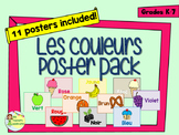 Les Couleurs - Colour Posters for beginning French students