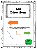 Les Directions - Direction Activities to practice giving a