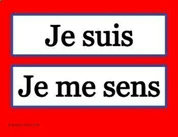 Les Emotions Affiches - French Emotions Posters - Word Wall - Morning ...