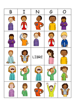 Les Émotions Bingo -Emotions Vocabulary in French by Meg Coursey