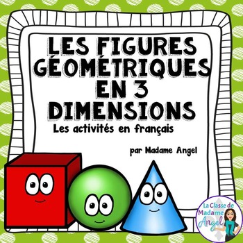 Preview of Les solides:  3D Solids Unit in French