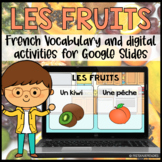 Les Fruits | French Fruits Vocabulary | Digital Activities