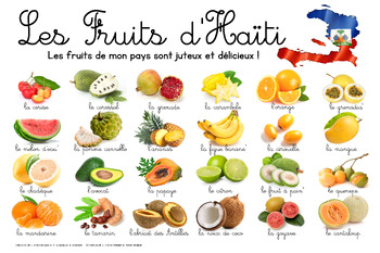 Preview of Les Fruits d'Haïti - Affiche / Fruits of Haiti - Poster