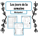 FRENCH Days of the Week -  Jours de la Semaine - Work-packet