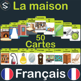 La Maison | FRENCH House, Home Vocabulary Flashcards, (9x6