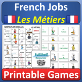 Les Métiers French Jobs and Professions Fun FSL Games Occu