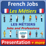 Les Métiers French Jobs and Professions Presentation and A