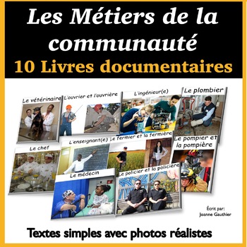 Preview of Les Métiers de la communauté: 10 livres documentaires