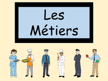 Les Metiers Emergent Reader Coloring Book Jobs Vocabulary In French