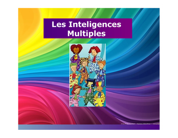 Preview of Les Multibrios - les inteligence multiples