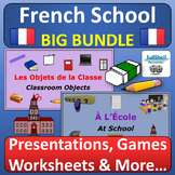 French Classroom Objects & School Les Objets de la Classe 