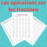 Les Opérations sur les fractions:addition,soustraction,mul