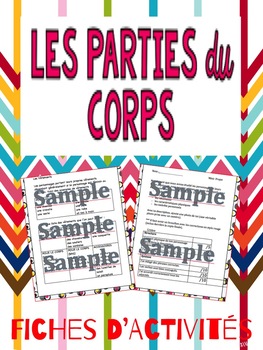 Preview of Les Parties du Corps Bundle