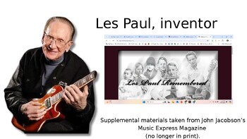 Preview of Les Paul - inventor of Electric Guitar