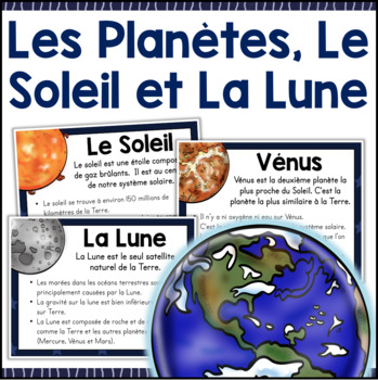Les Planetes Le Soleil Et La Lune French Posters Sun Moon Planets