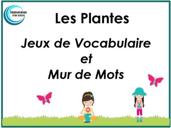 Preview of Les Plantes- Jeux de Vocabulaire