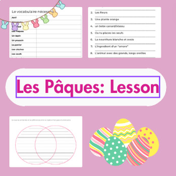 Preview of Les Pâques : French Easter Traditions -- updated March 2024