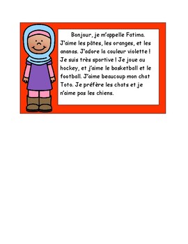 French- Les Préférences by La Petite Boutique Francaise  TpT