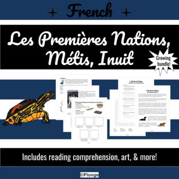 Preview of Les Premières Nations/Inuit Social Studies Bundle - (*FRENCH*)