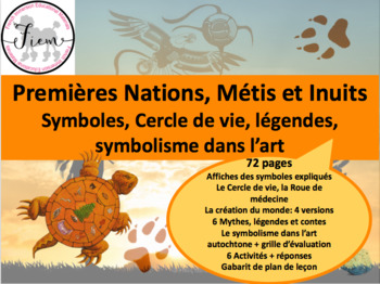 Preview of Les Premières Nations: Symboles, Cercle de vie, Mythes & légendes, 72 slides