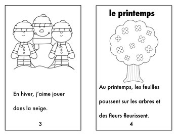 Les Quatre Saisons (un livre de science) by La Petite Kindergarten